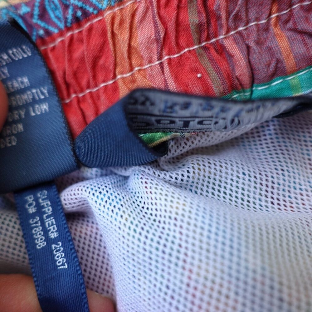 Polo Ralph Lauren Shorts Small Plaid Swim Trunks Tartan Stewart Board Madras - Picture 13 of 13